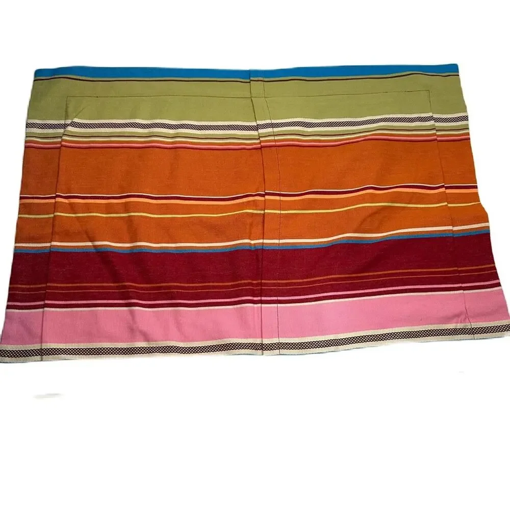 PB Teen Stripe PURA VIDA standard pillow sham
